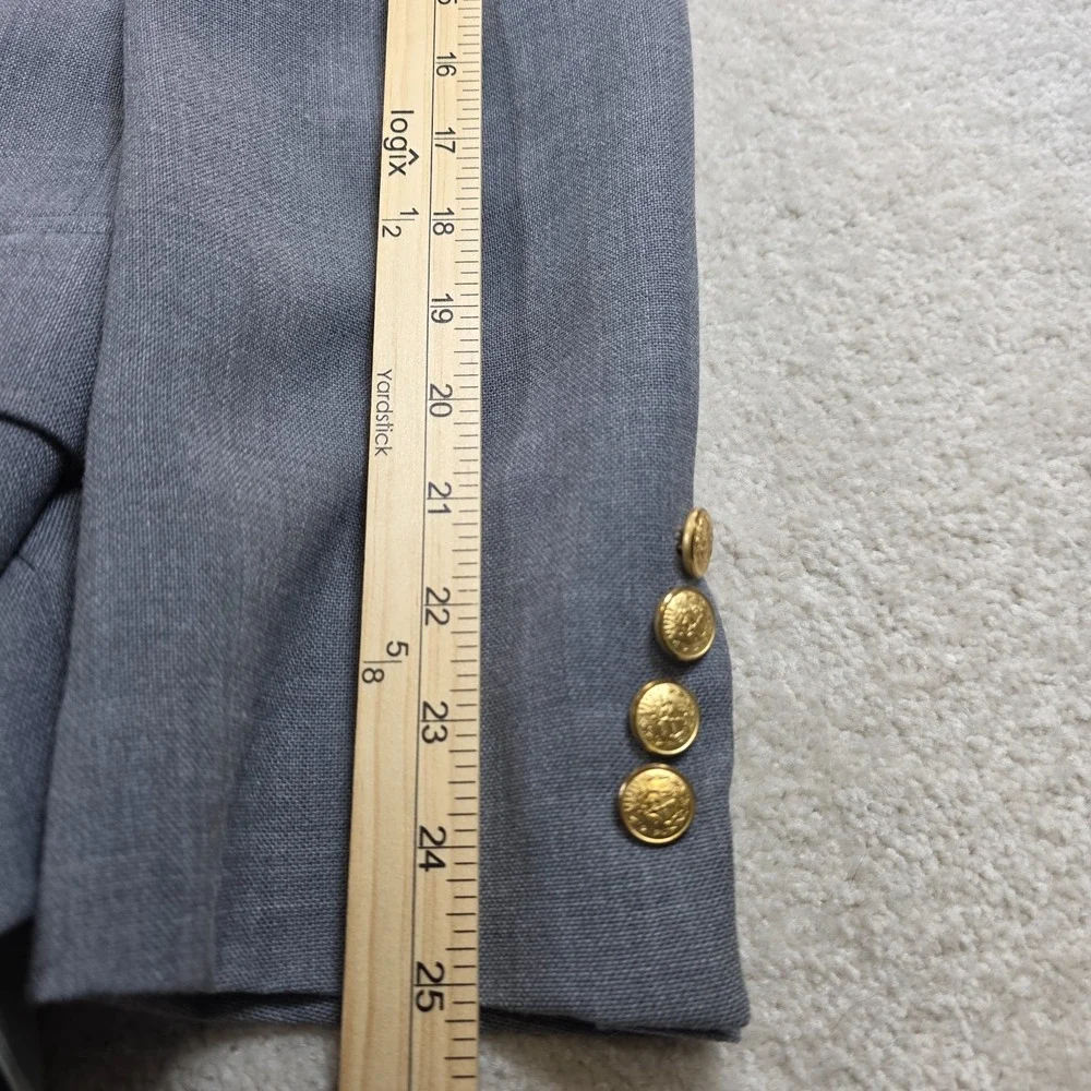 Lacrosse Tailored Expressly For Stephen's Blazer Mens 48L Gray Pockets USA Made